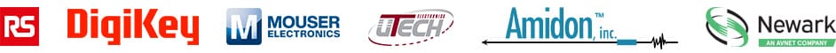 Leader Tech distributors RS, DigiKey, Mouser, Utech, Amidon, Newark
